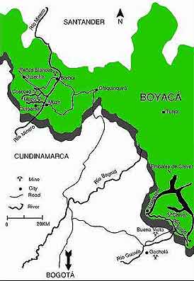 Map of Colombia