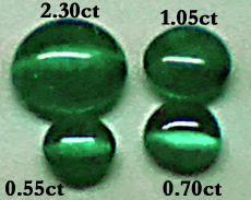 Emerald Cat's Eye for sale in different sizes